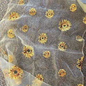Sunflower Curtain - Brand New